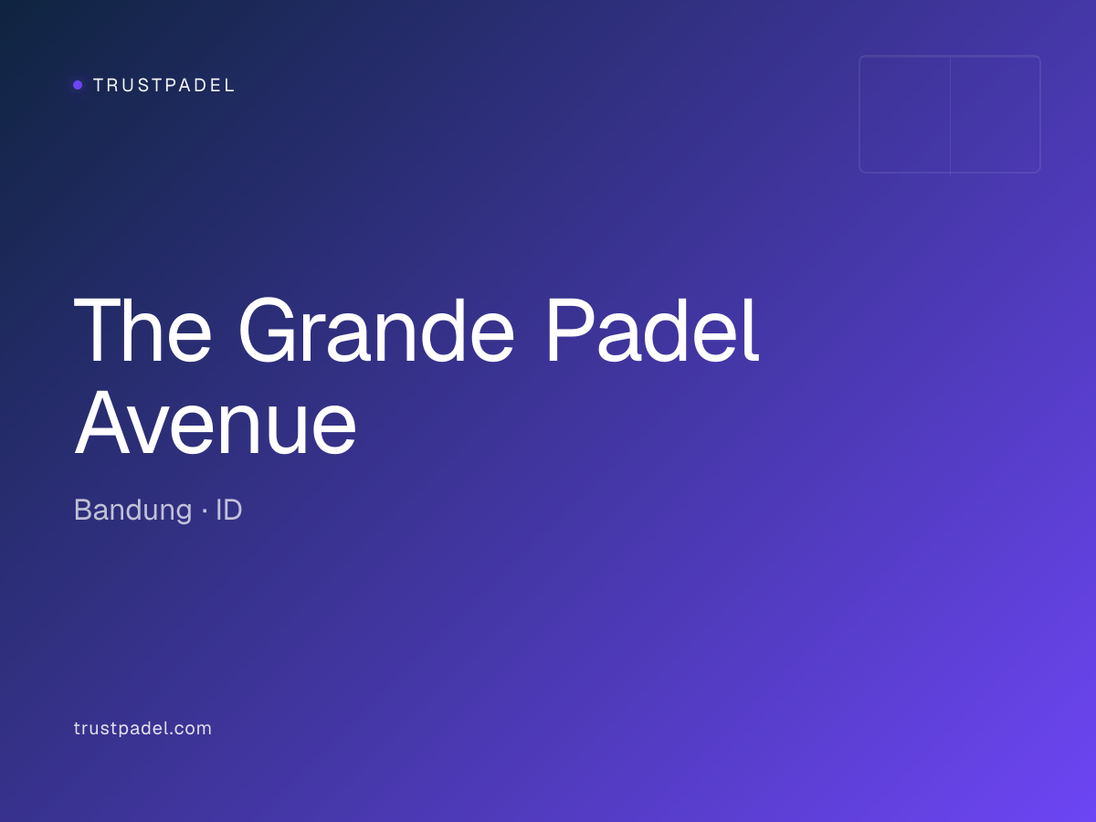 The Grande Padel Avenue padel club