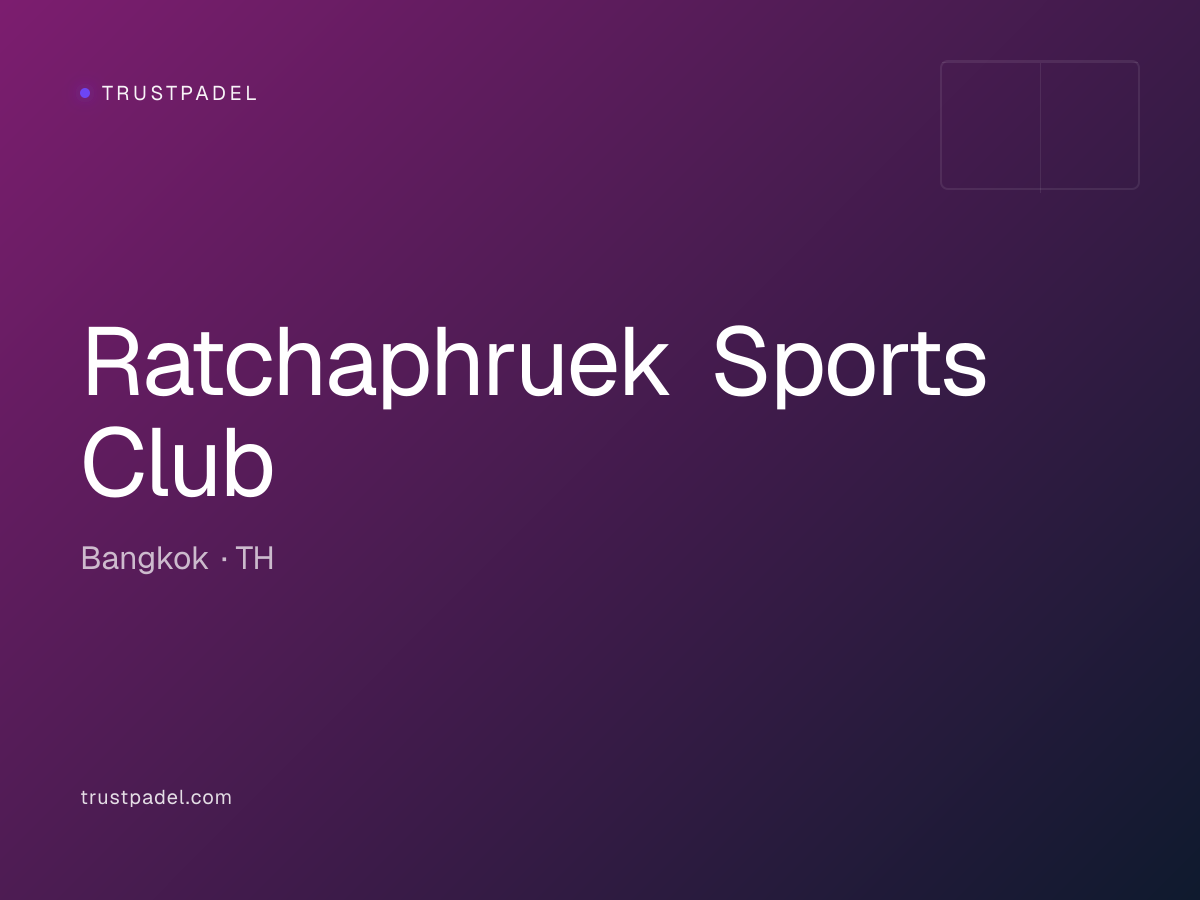 Ratchaphruek Sports Club padel club