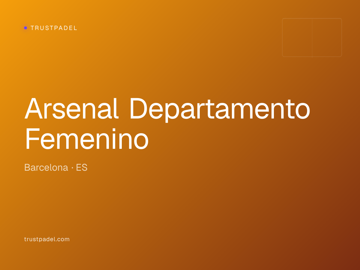 Arsenal Departamento Femenino padel club