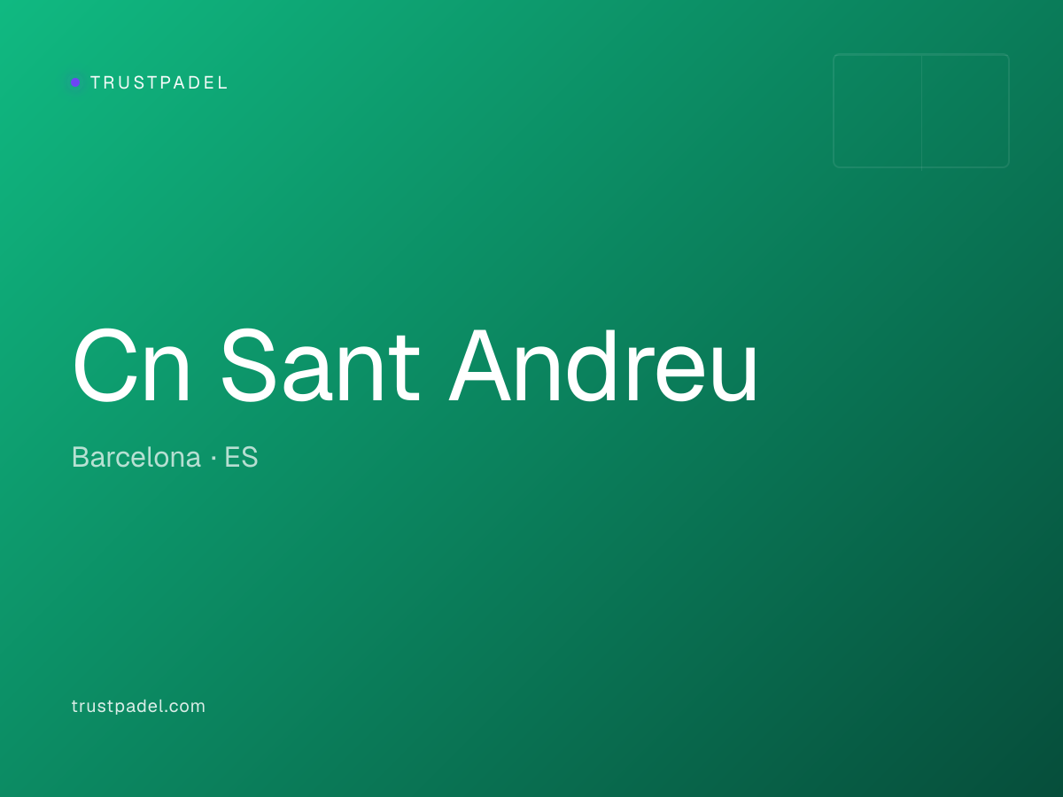 Cn Sant Andreu padel club
