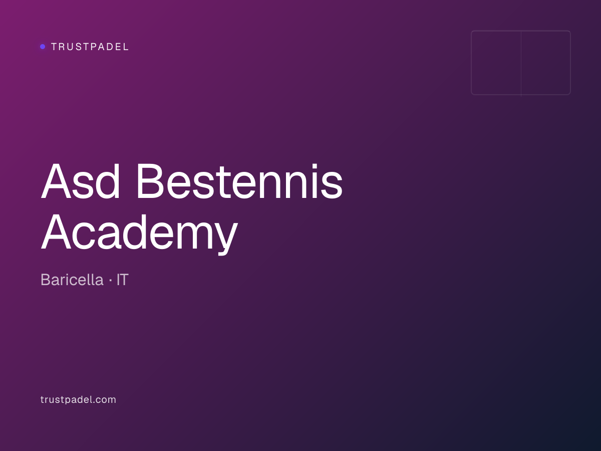 Asd Bestennis Academy padel club
