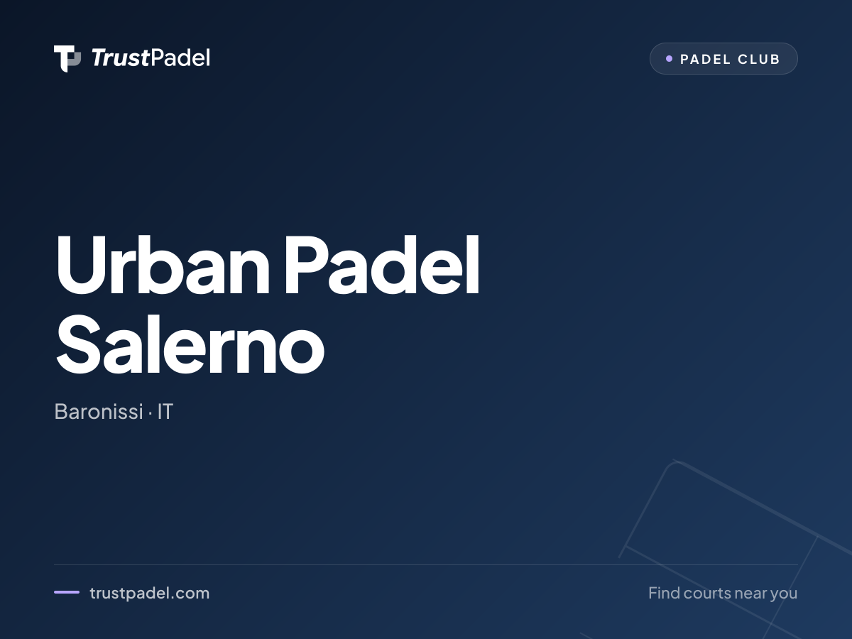 Urban Padel Salerno padel club