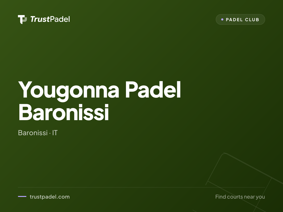 Yougonna Padel Baronissi padel club
