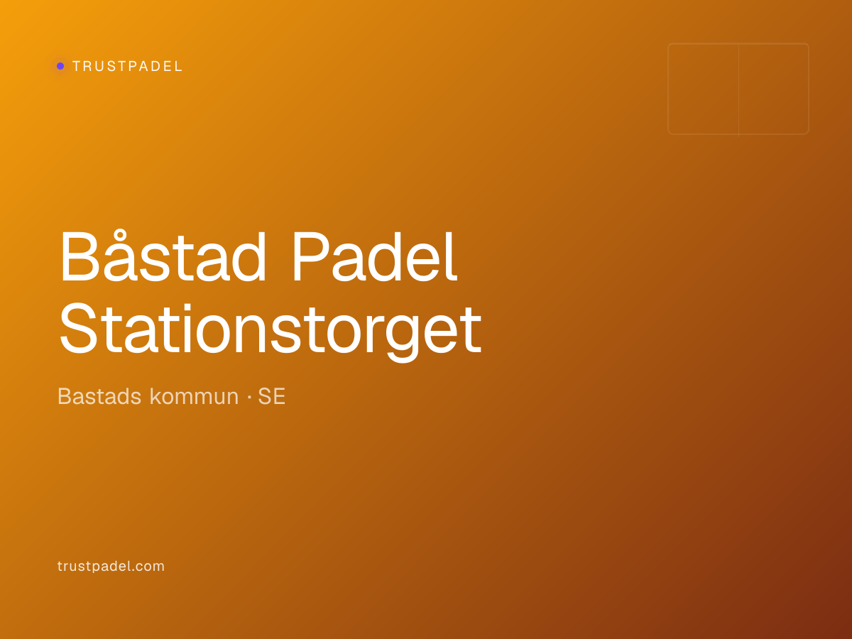 Båstad Padel Stationstorget padel club