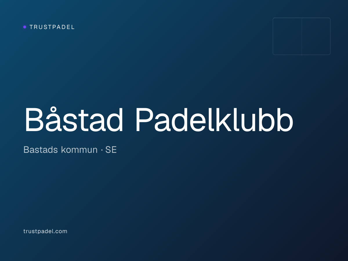 Båstad Padelklubb padel club