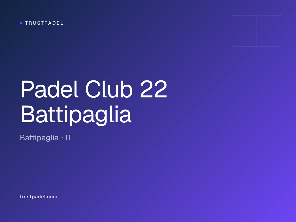 Padel Club 22 Battipaglia padel club