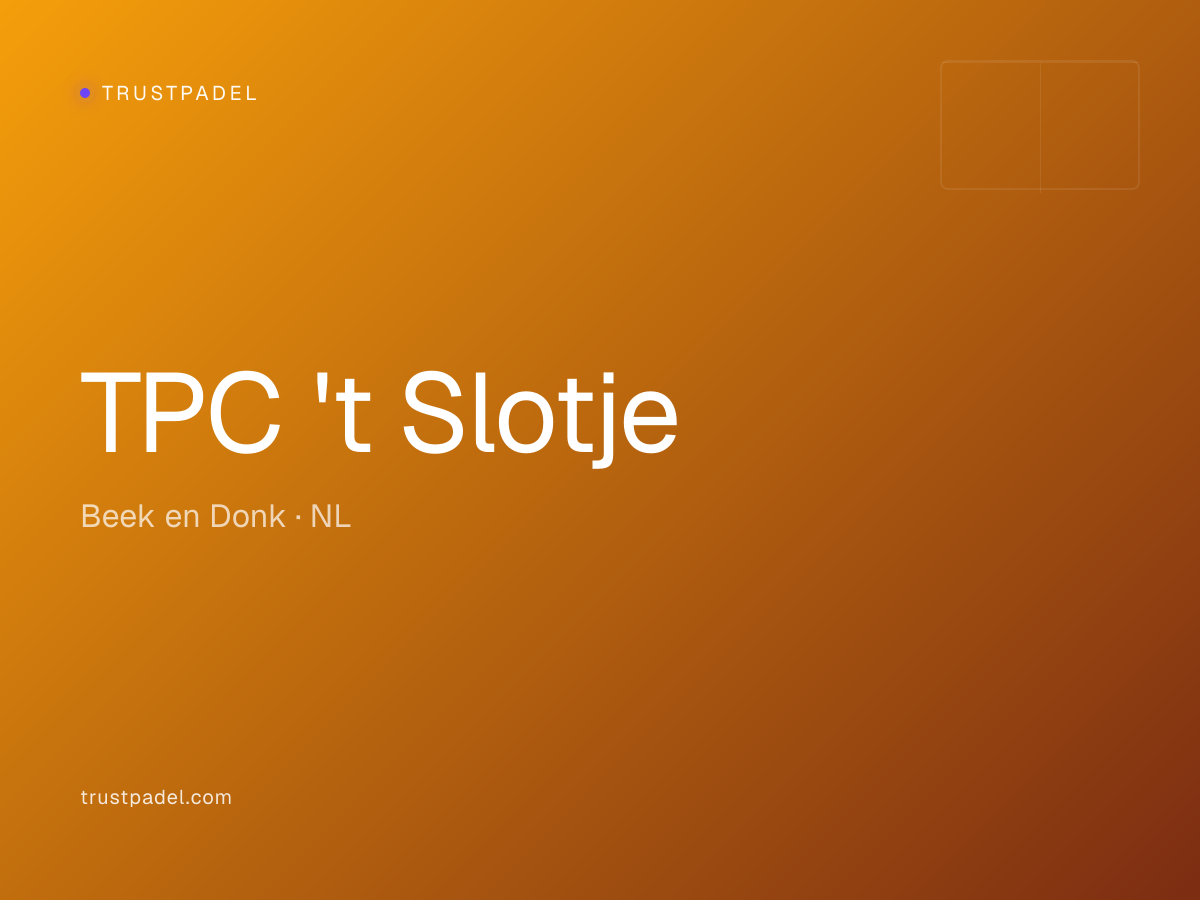 TPC 't Slotje padel club
