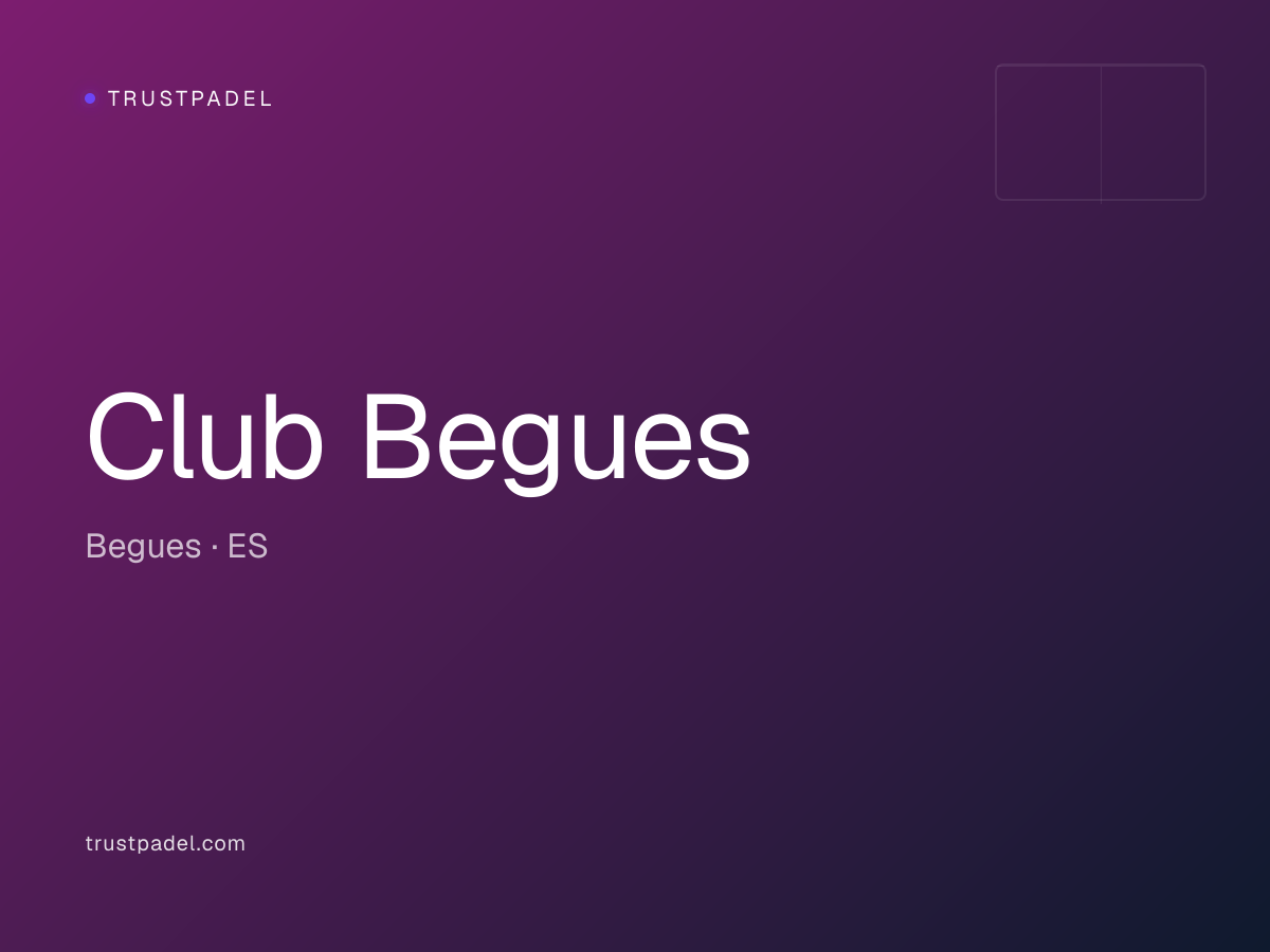 Club Begues padel club