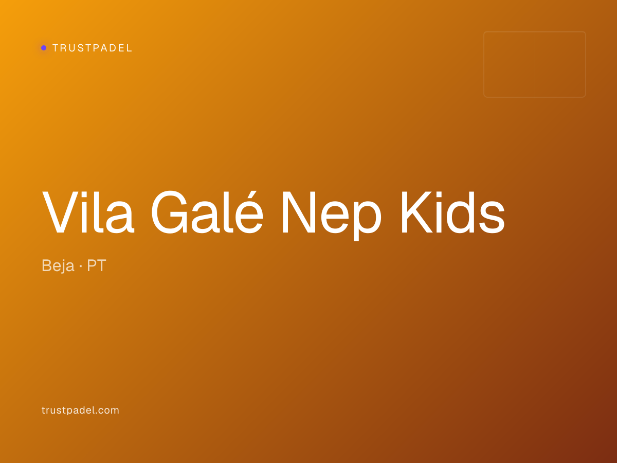 Vila Galé Nep Kids padel club
