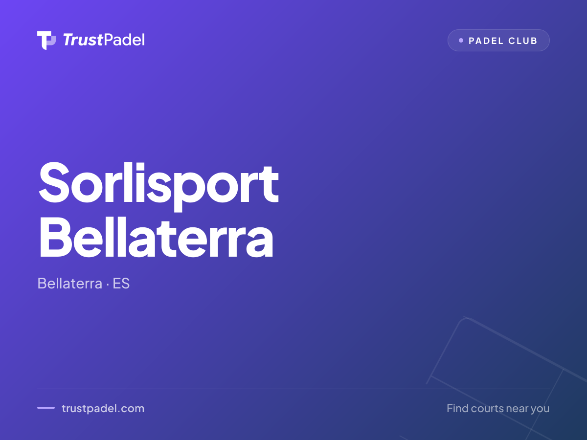 Sorlisport Bellaterra padel club