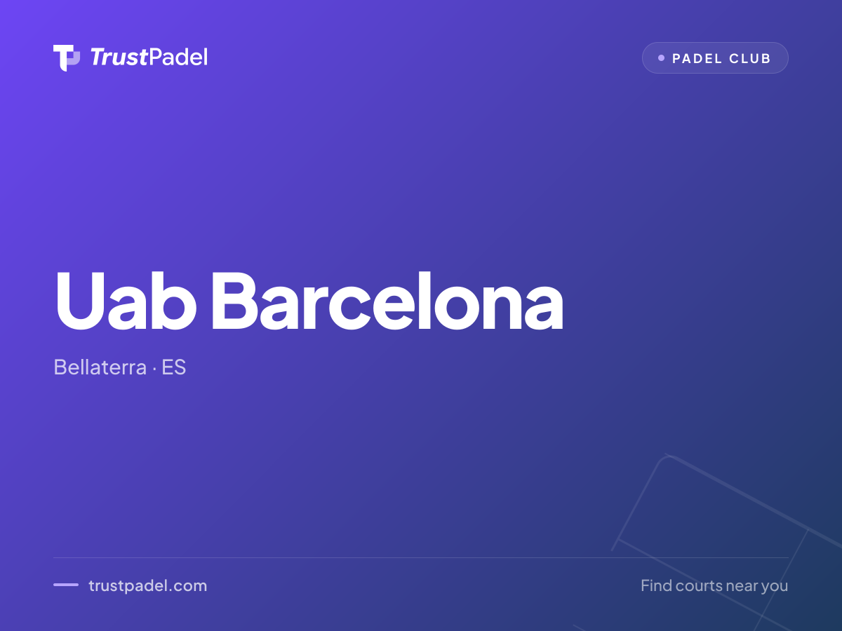 Uab Barcelona padel club