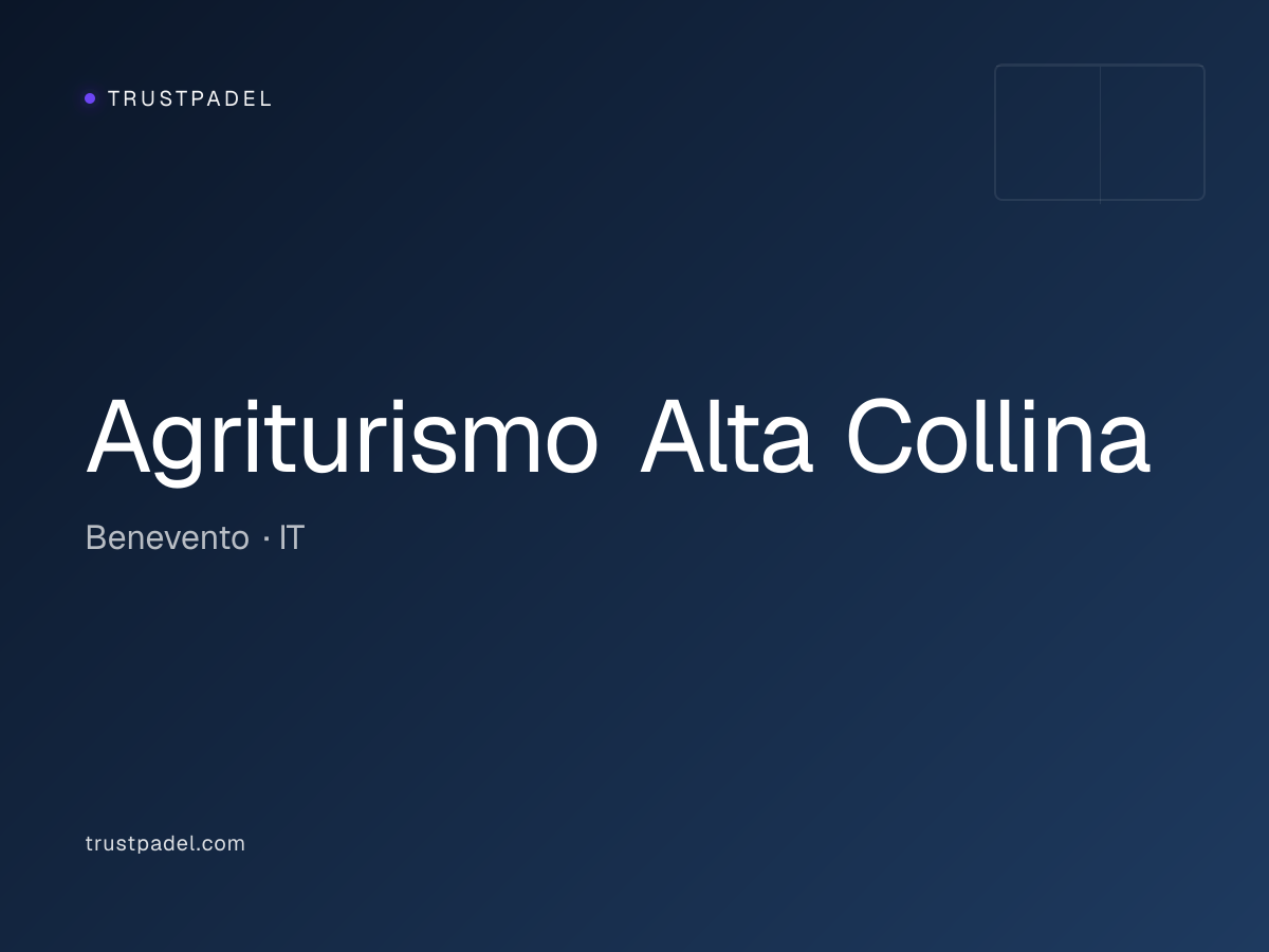 Agriturismo Alta Collina padel club