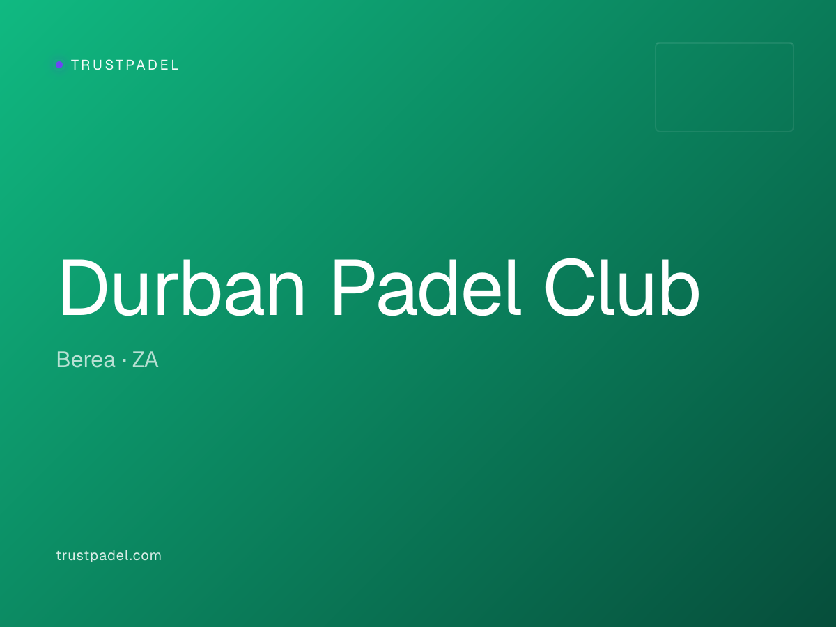 Durban Padel Club padel club