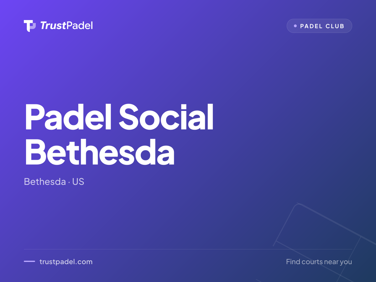 Padel Social Bethesda padel club