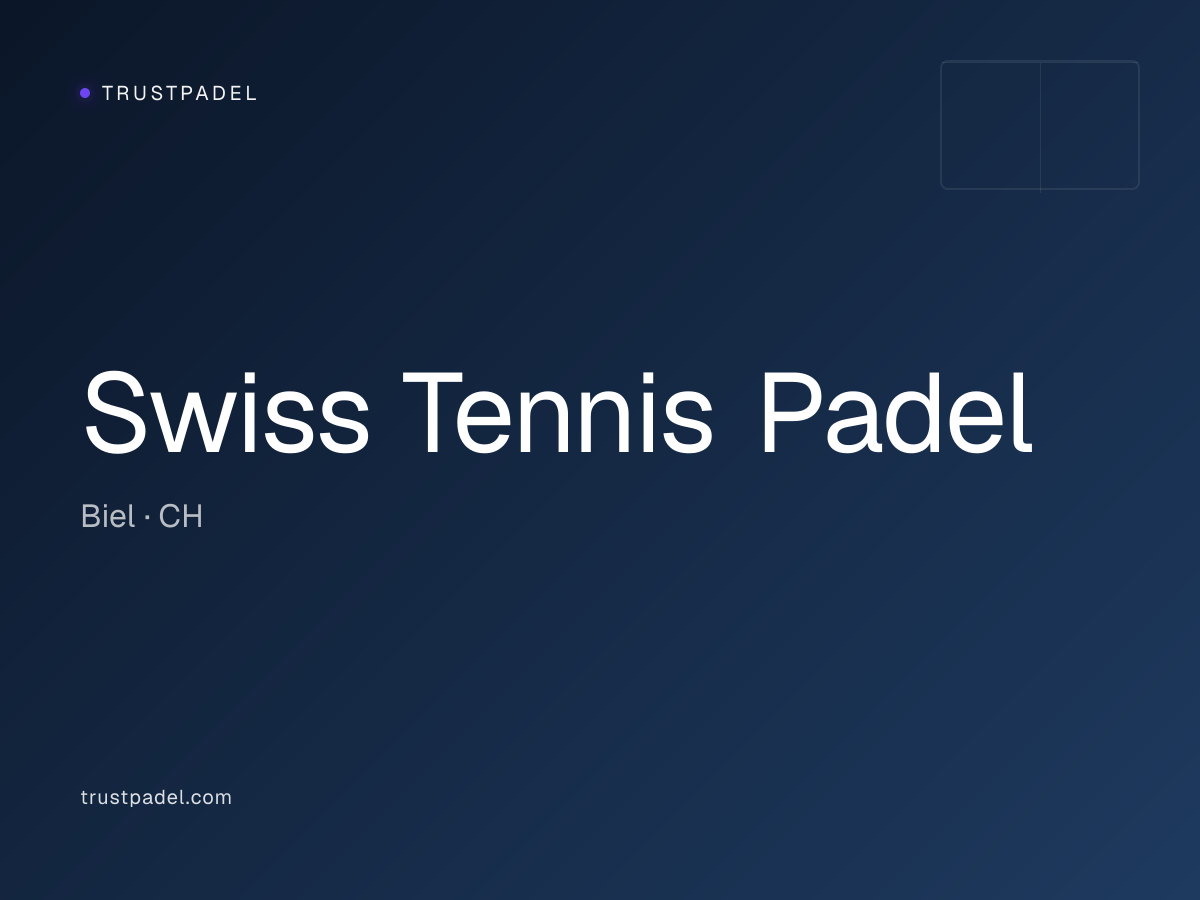 Swiss Tennis Padel padel club