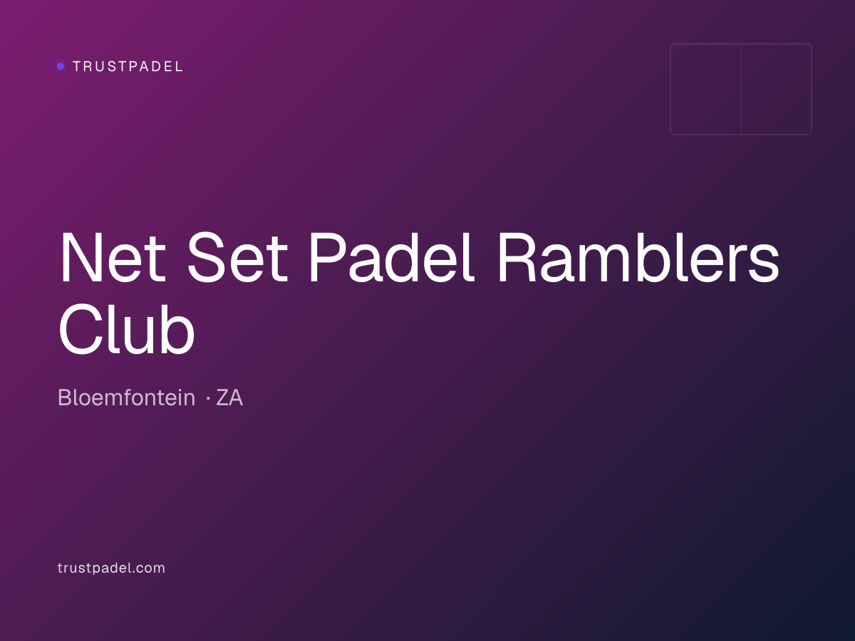 Net Set Padel Ramblers Club padel club
