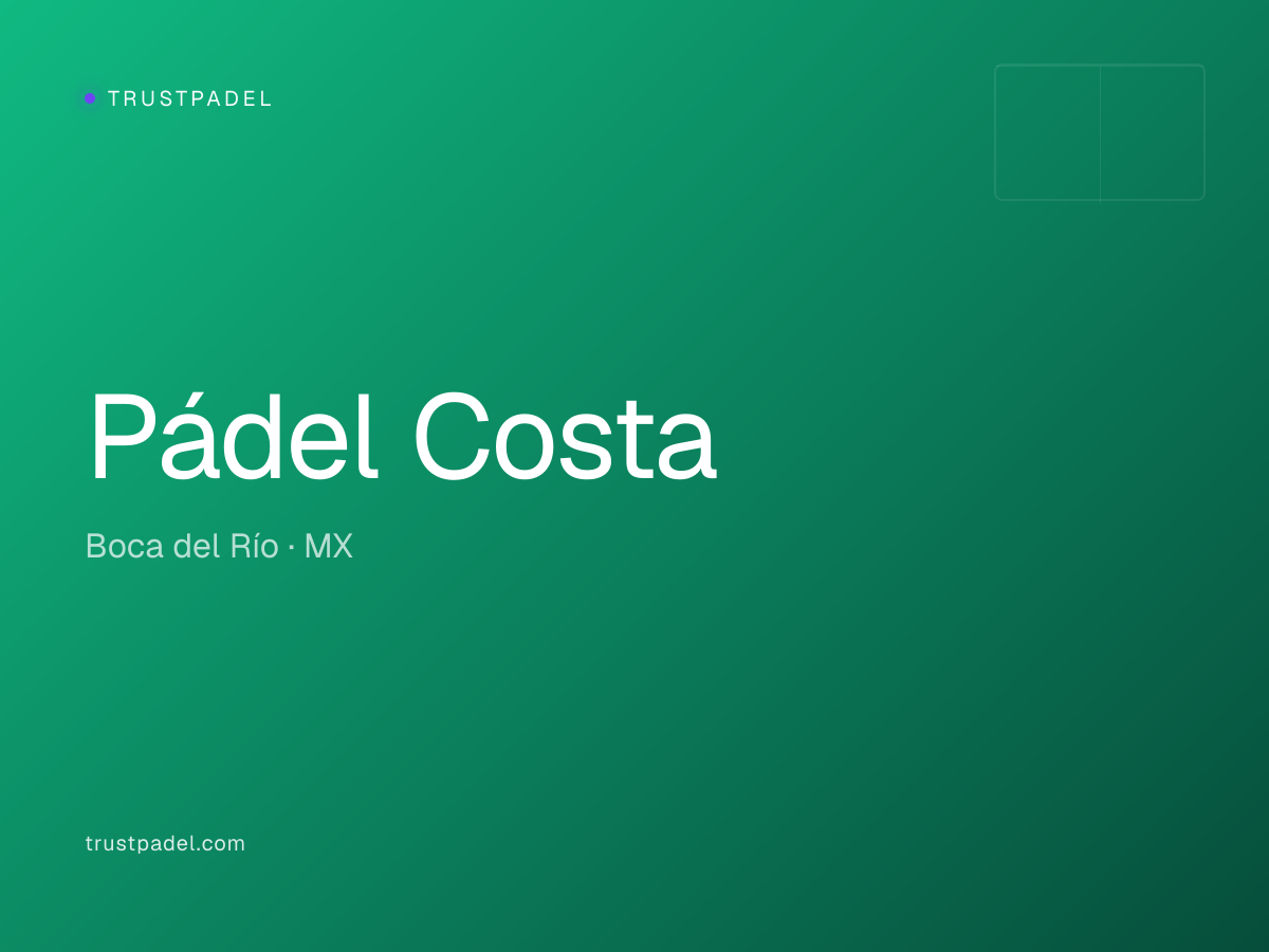 Pádel Costa padel club