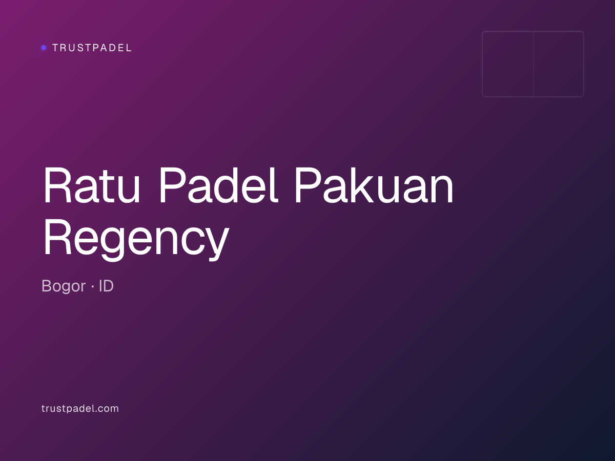Ratu Padel Pakuan Regency padel club