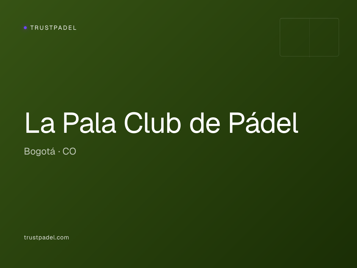 La Pala Club de Pádel padel club