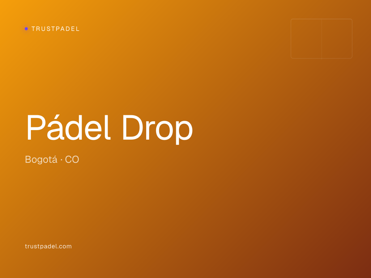 Pádel Drop padel club