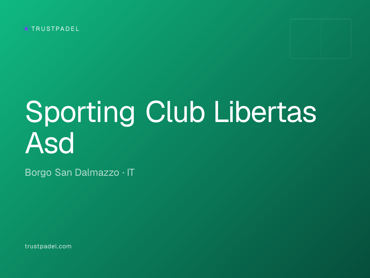 Sporting Club Libertas Asd padel club
