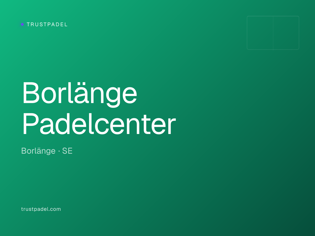 Borlänge Padelcenter padel club