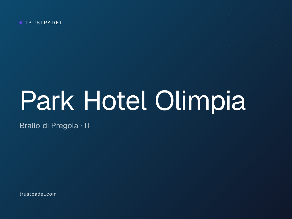 Park Hotel Olimpia padel club