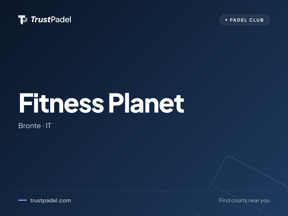Fitness Planet padel club