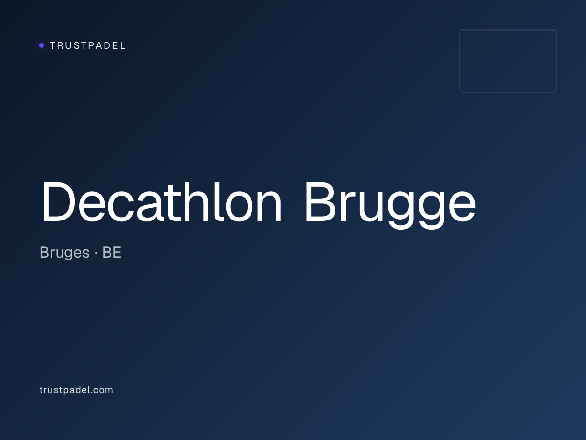 Decathlon Brugge padel club