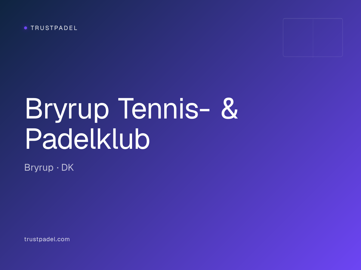 Bryrup Tennis- & Padelklub padel club