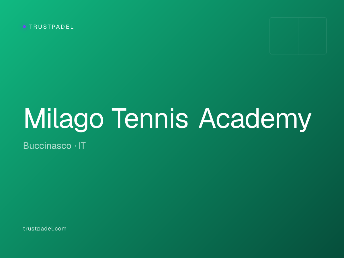 Milago Tennis Academy padel club