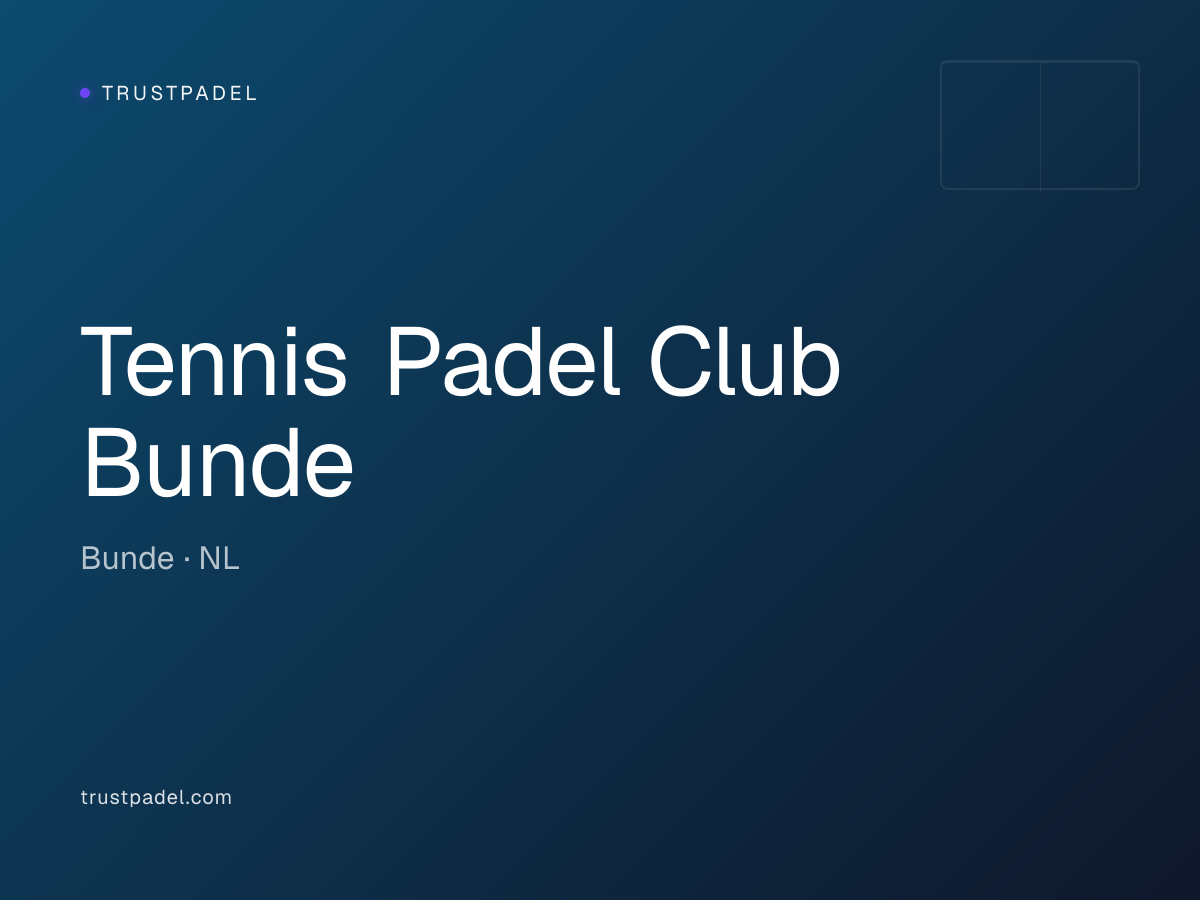 Tennis Padel Club Bunde padel club