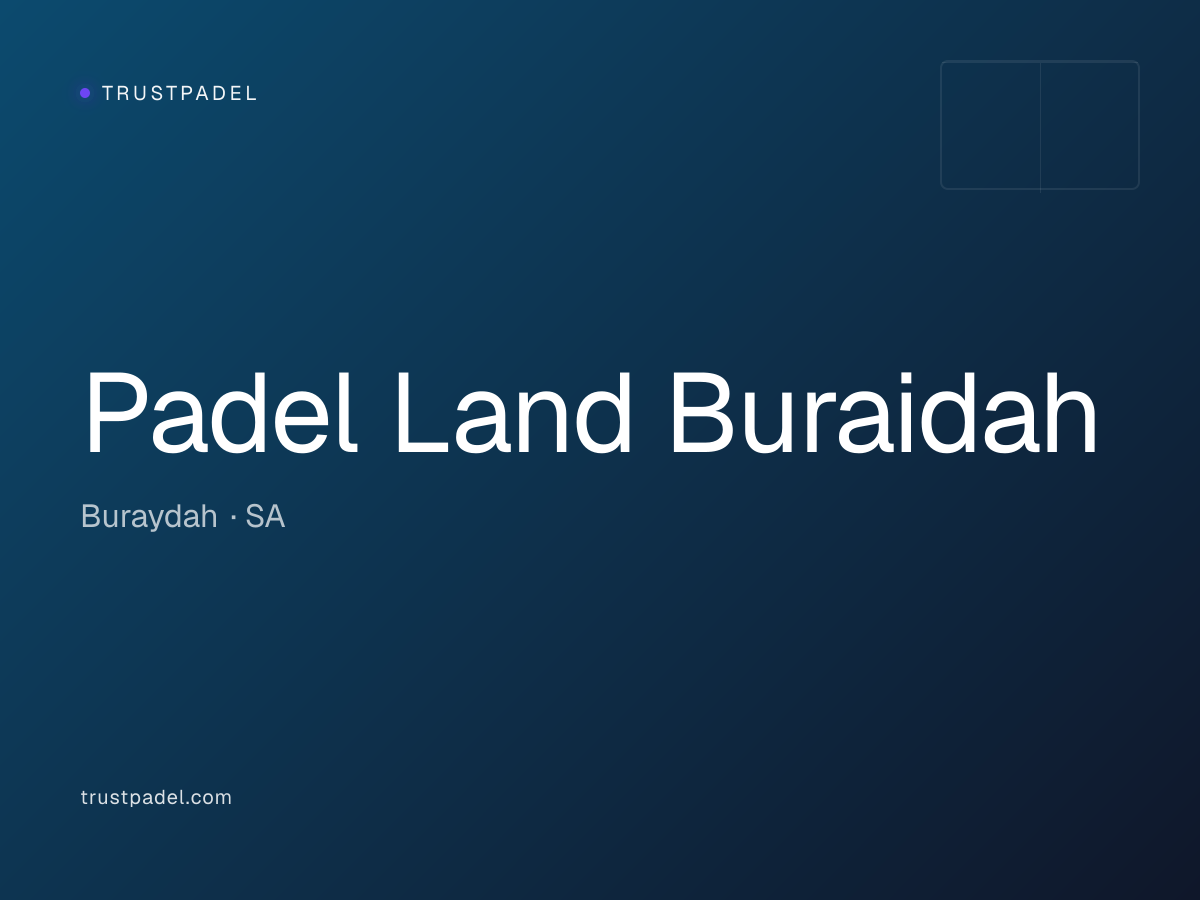 Padel Land Buraidah padel club