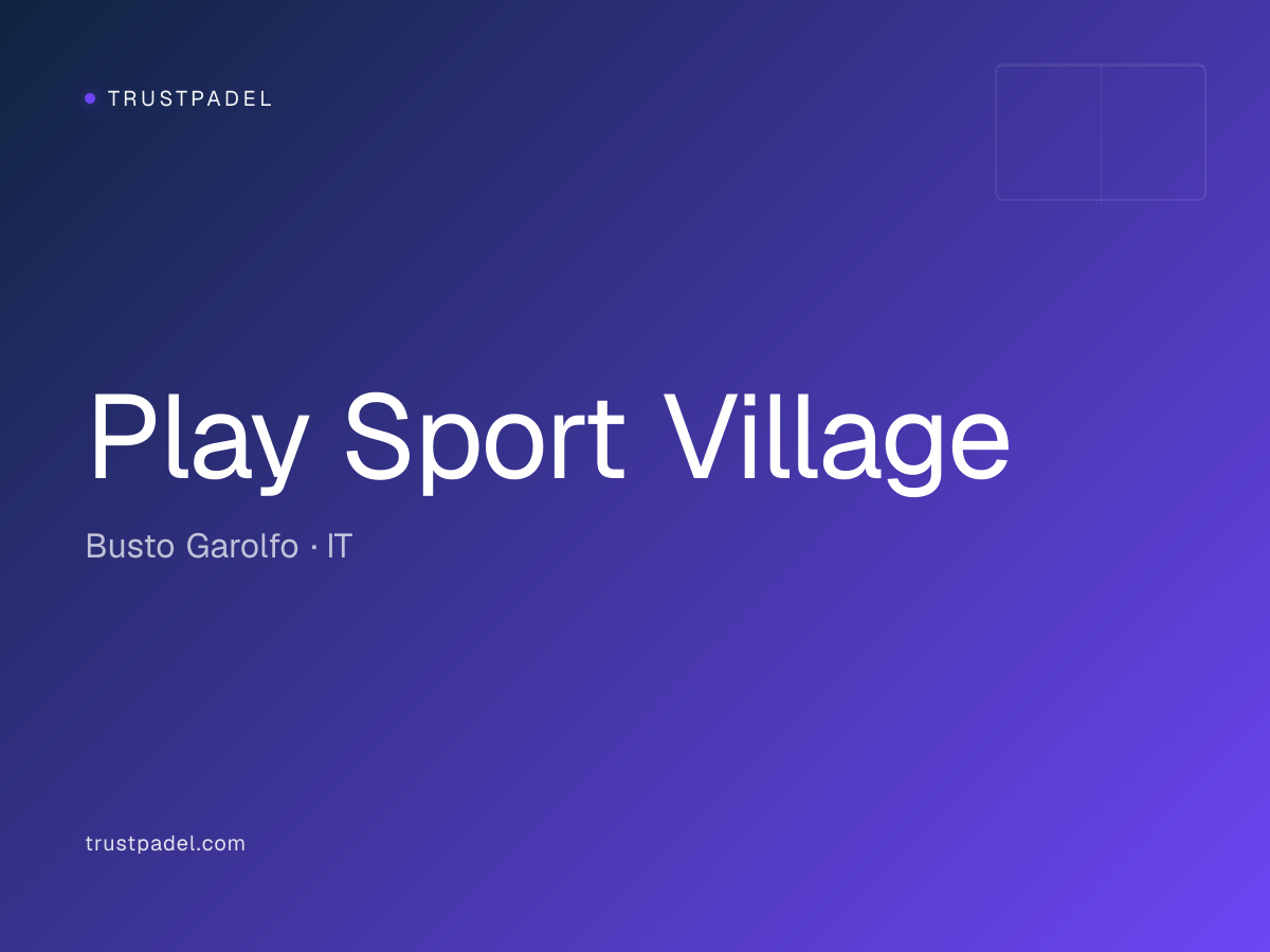 Play Sport Village padel club