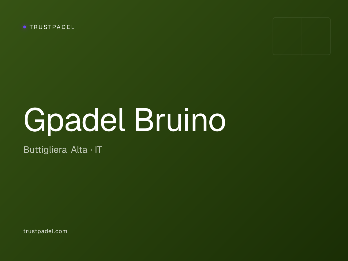 Gpadel Bruino padel club