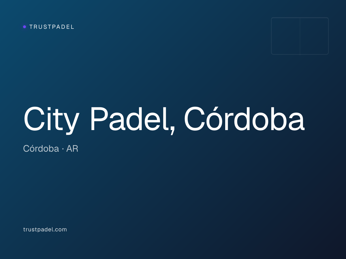 City Padel, Córdoba padel club