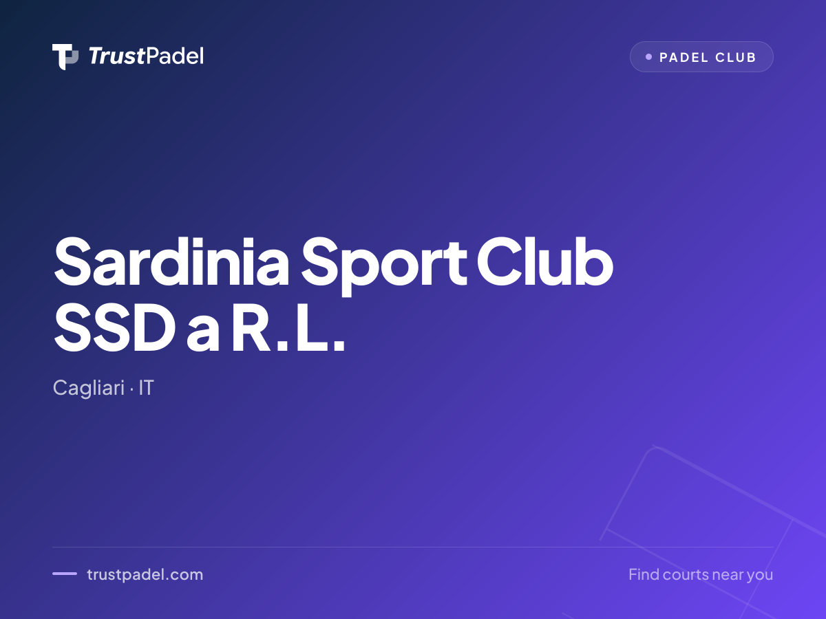 Sardinia Sport Club SSD a R.L. padel club