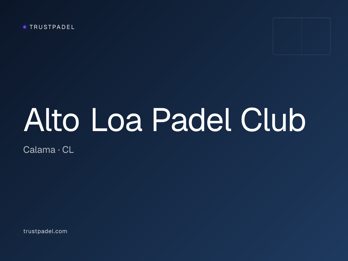 Alto Loa Padel Club padel club