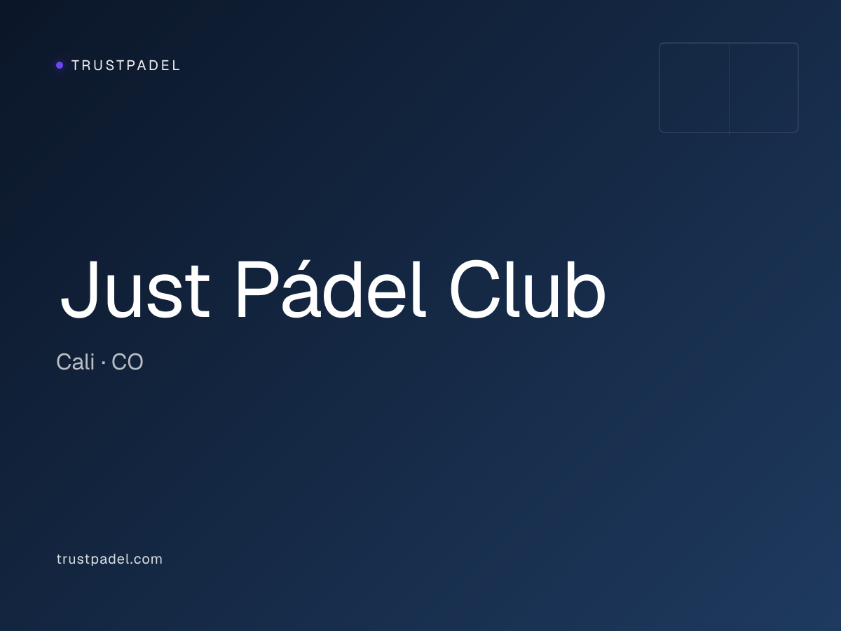 Just Pádel Club padel club