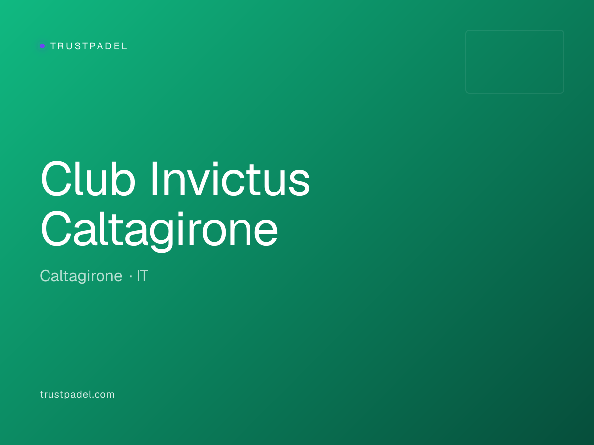Club Invictus Caltagirone padel club