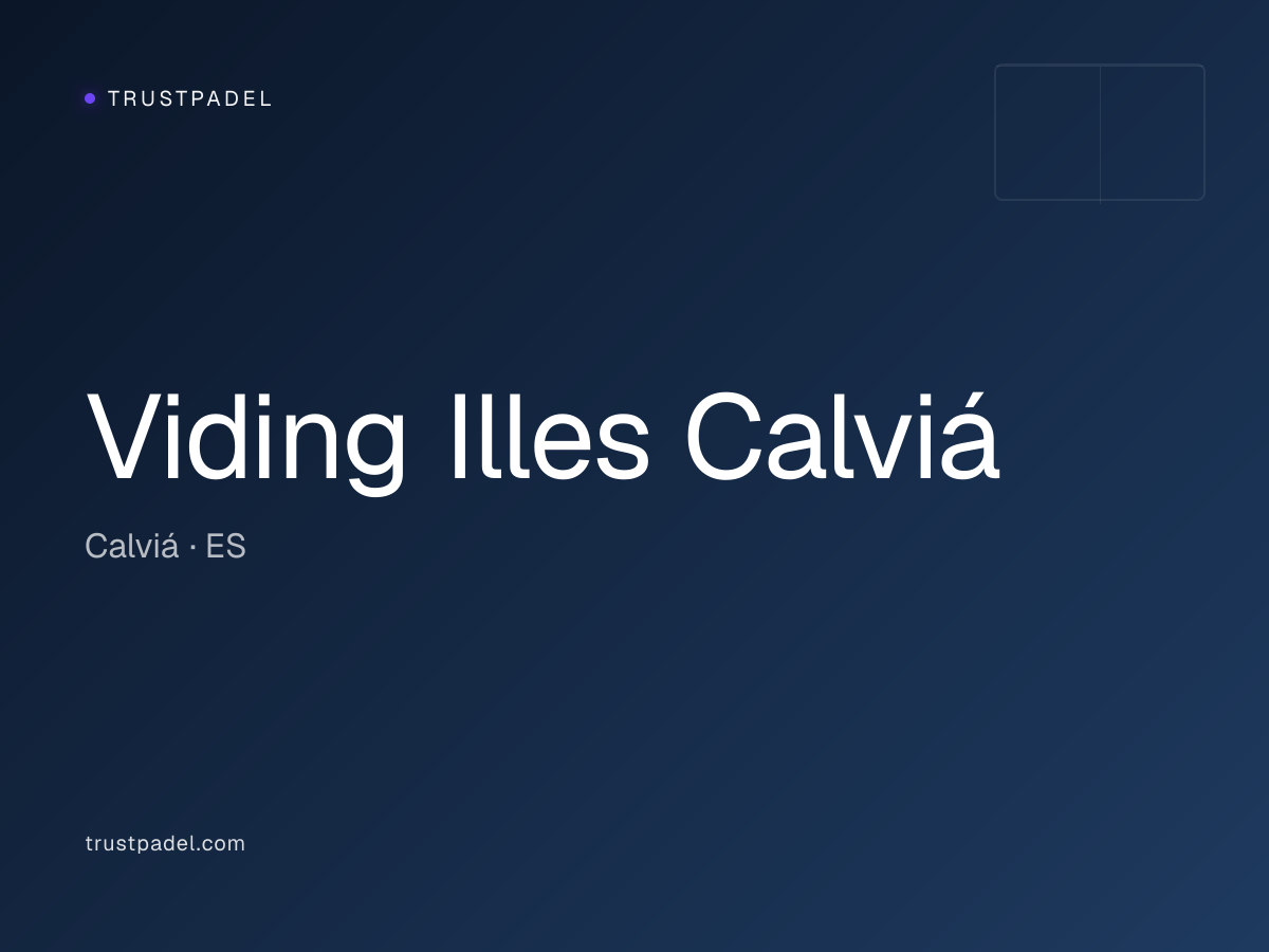 Viding Illes Calviá padel club
