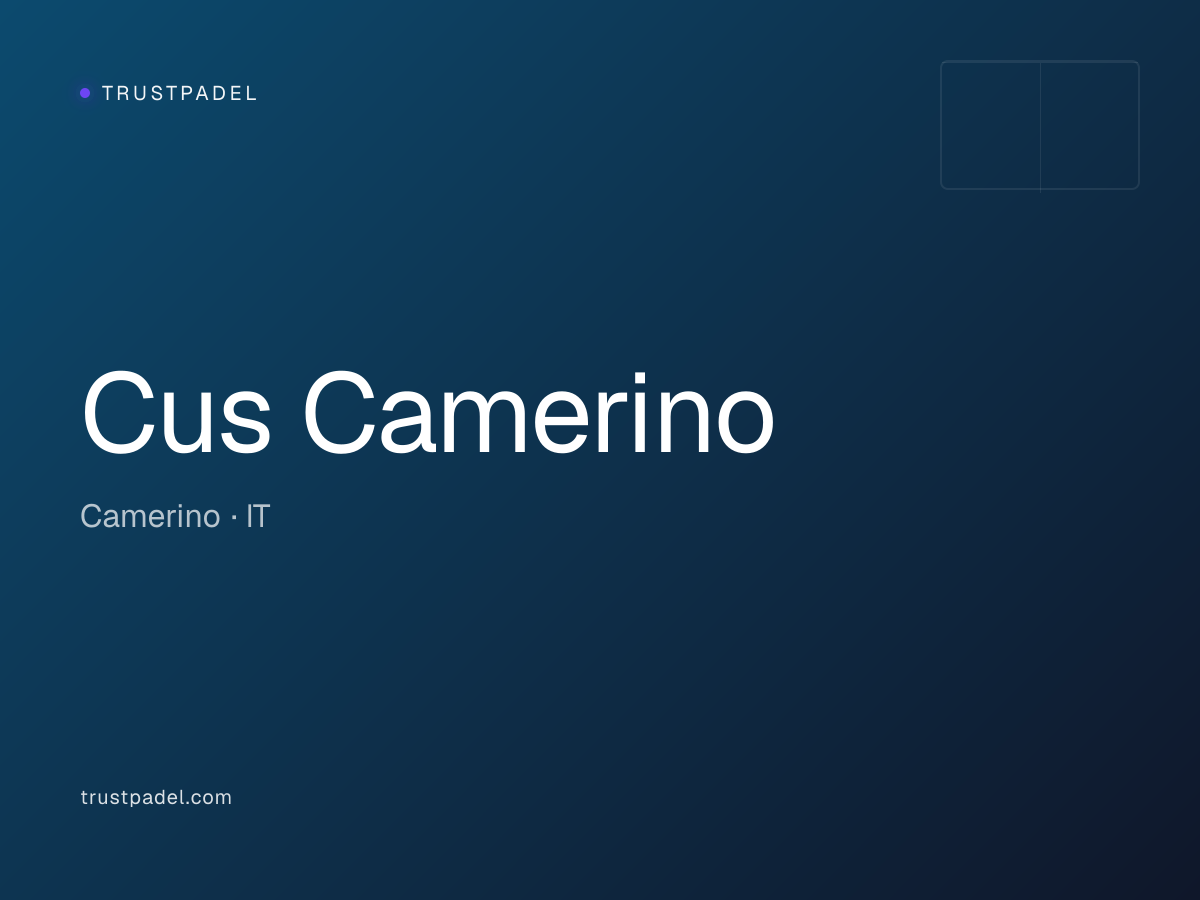 Cus Camerino padel club