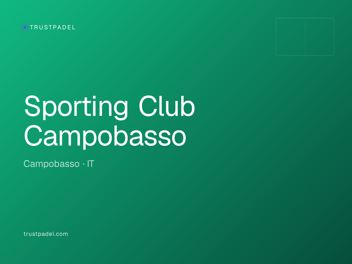 Sporting Club Campobasso padel club