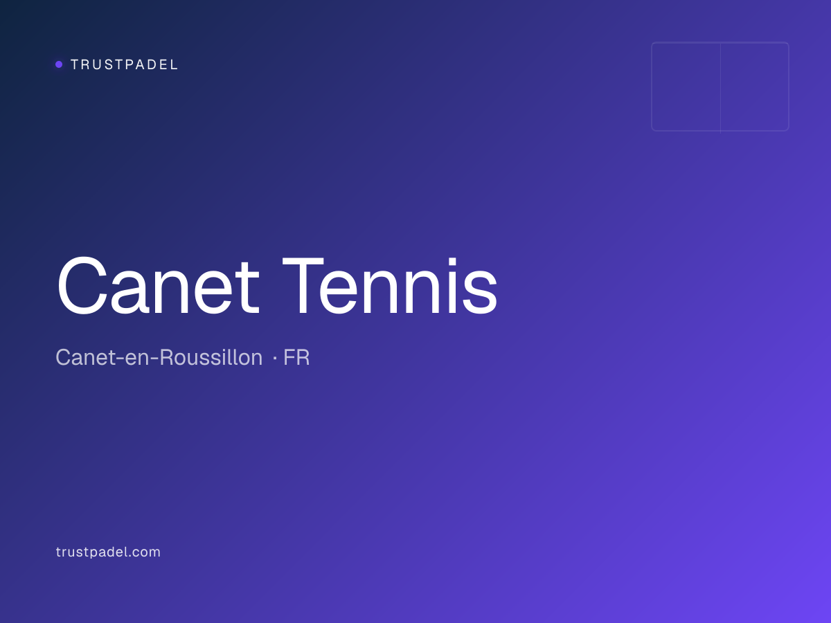 Canet Tennis padel club