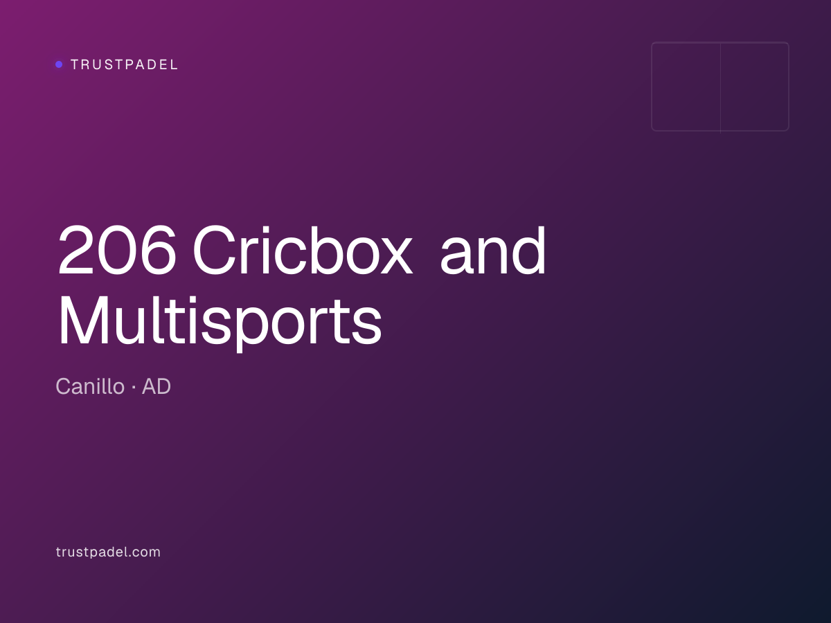 206 Cricbox and Multisports padel club