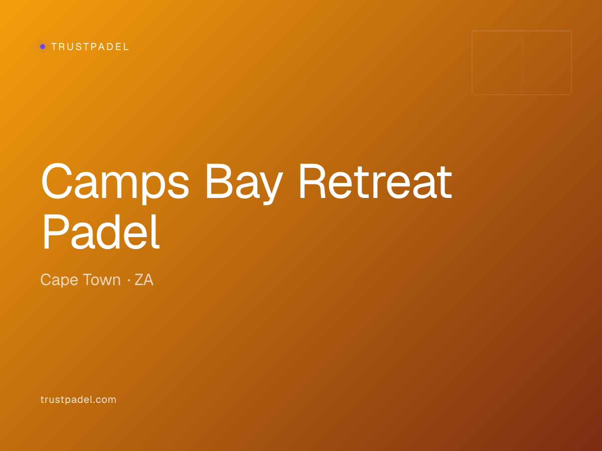 Camps Bay Retreat Padel padel club
