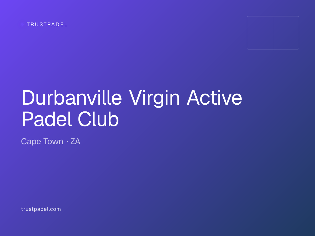 Durbanville Virgin Active Padel Club padel club