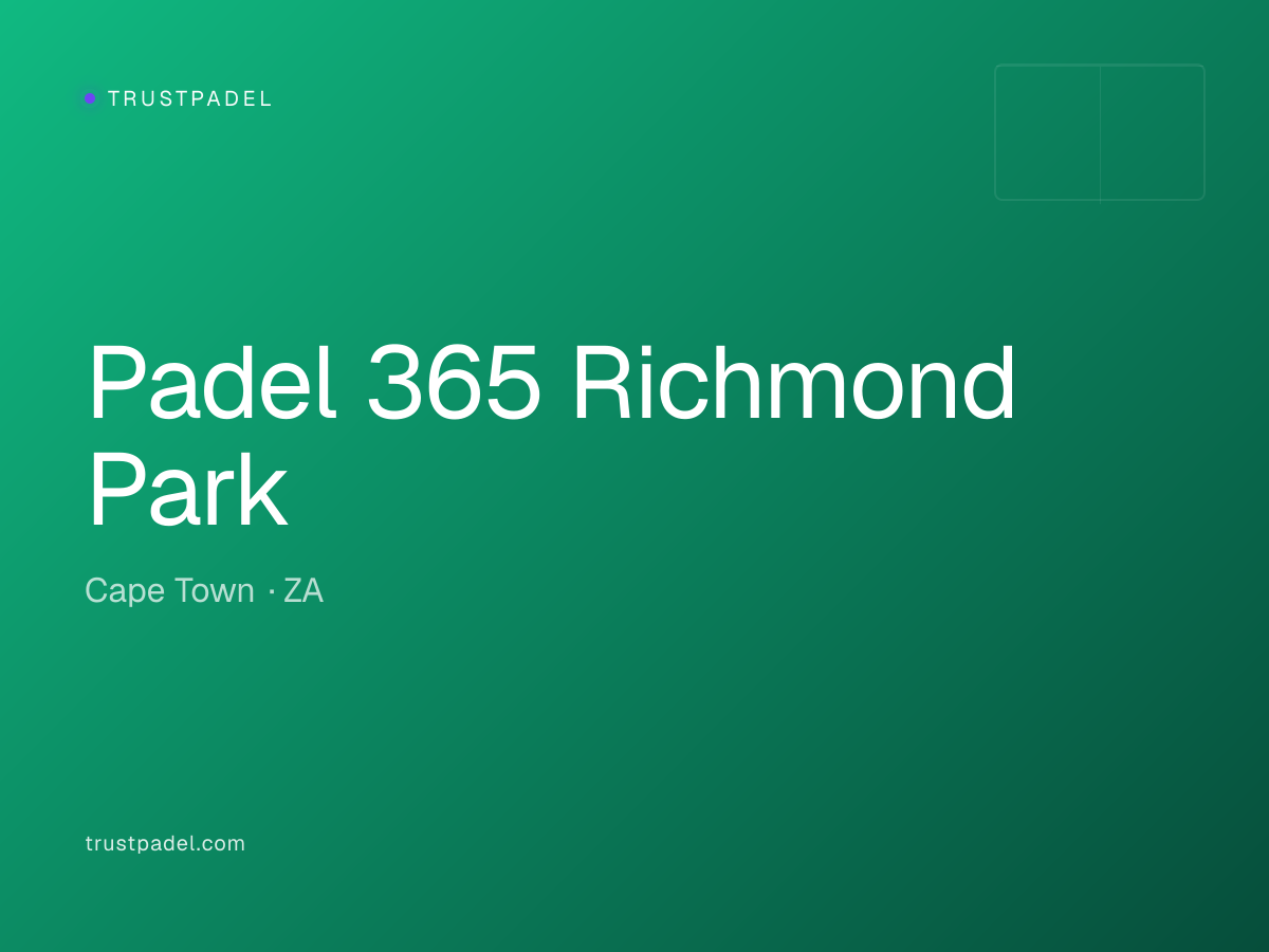 Padel 365 Richmond Park padel club