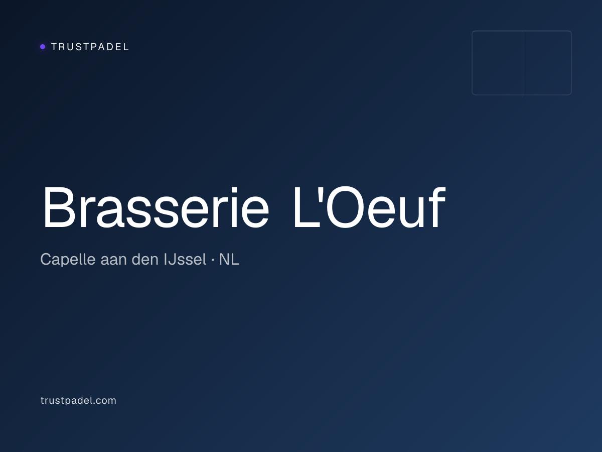 Brasserie L'Oeuf padel club