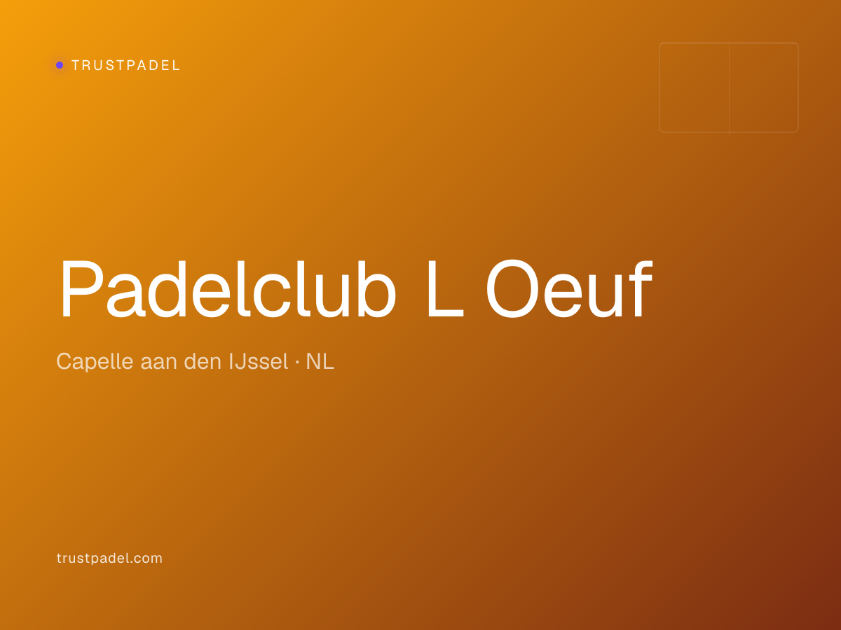 Padelclub L Oeuf padel club